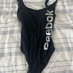 Reebok Black One Piece Swimsuit
